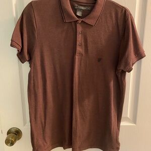 French Connection Men’s Polo, Size M, Maroon